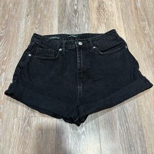 Wild Fable Highest Rise Mom Shorts
 Black Jean Shorts